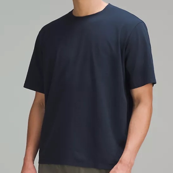 Lululemon Pique Oversized T-Shirt - True Navy Blue - Medium - Picture 1 of 4